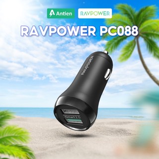 Tẩu sạc ô tô 2 cổng Ravpower RP-PC088 có Quick charge 3.0
