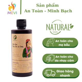 Sữa tắm trắng da tía tô dao đỏ a om natural 330ml- giảm thâm, mờ nám, dưỡng ẩm, sáng