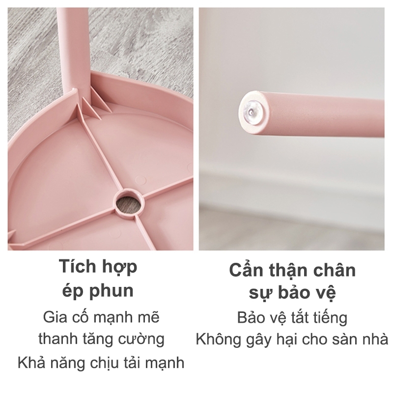 Ghế Nhựa Xếp Chồng Mặt Ghế Đôn Tròn Bằng Nhựa Pp Đúc Nguyên Khối Đẹp Size To Nhiều Màu Ghế Đẩu Nhựa Dày Dặn Xếp | BigBuy360 - bigbuy360.vn