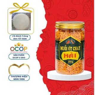 Muối Ớt Chay Tây Ninh loại1 cay ngon hộp 150g/ 250gr - Muối Ớt Hải - Đặc sản Tây Ninh