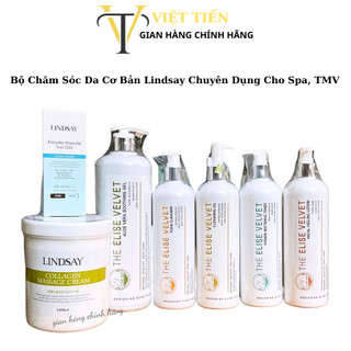 Bộ chăm sóc da mặt lindsay hàn quốc | sản phẩm chăm sóc da cơ bản được lựa chọn số 1 dành cho spa, tmv