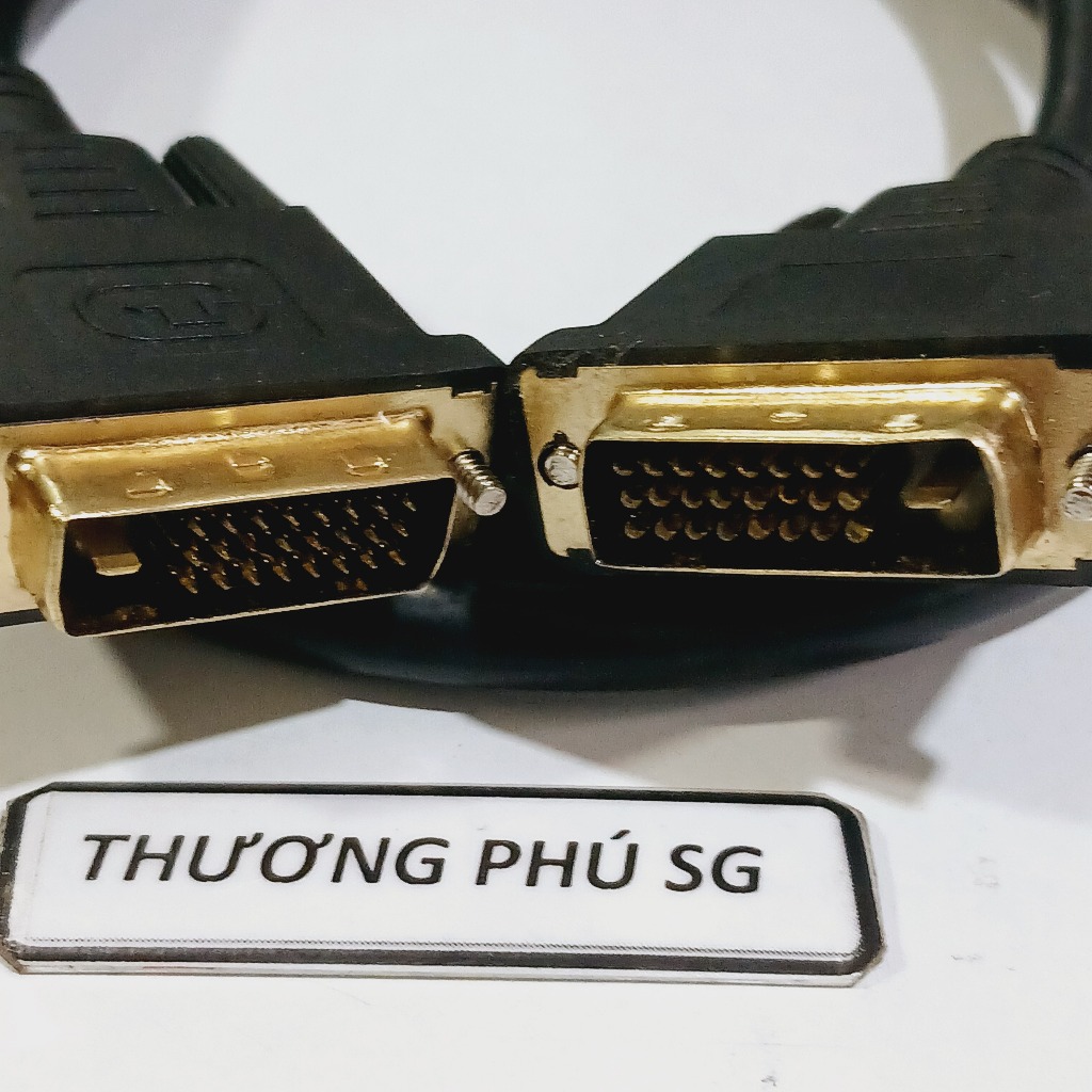 Cáp DVI (Cáp 2 đầu DVI-D / Chân kim 24+1) - Cáp dài 1.5M (Màu Đen)