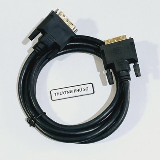 Cáp DVI (Cáp 2 đầu DVI-D / Chân kim 24+1) - Cáp dài 1.5M (Màu Đen)