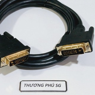Cáp DVI (Cáp 2 đầu DVI-D / Chân kim 24+1) - Cáp dài 1.5M (Màu Đen)