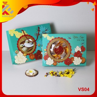[COMBO 5 BỘ] Hộp đựng yến sào cao cấp 100g KINGBOX (2 hộp đường)