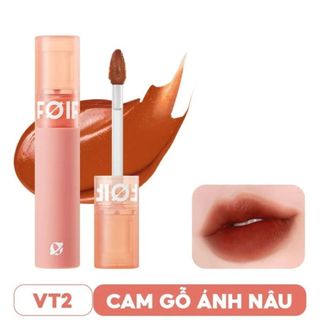  Son Kem Lì Thuần Chay Mịn Mượt Lâu Trôi Foif Daily Velvet Tint VT2 màu Bonny Wood 3g 