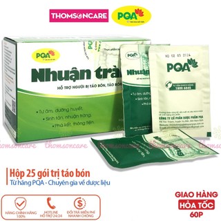 Nhuận tràng PQA - hỗ trợ giảm táo bón, trĩ dùng được cho người tiểu đường, bổ sung chất xơ duphalac - Hộp 25 gói hòa tan