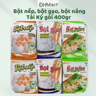 Bột nếp, bột gạo, bột năng Tài Kỳ Food gói 400gr