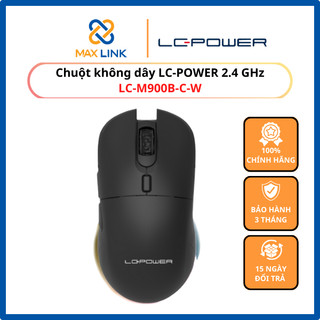 Chuột không dây lc-power 2.4 ghz lc-m900b-c-w hàng chính hãng