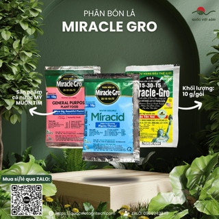 Phân bón lá - miracle gro - usa chính hãng - 10g