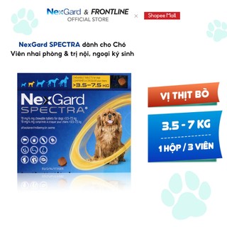 NexGard SPECTRA - Viên nhai phòng & trị nội, ngoại ký sinh dành cho chó