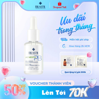 Serum dưỡng ẩm dành cho da mụn Rilastil Acnestil PB Soothing Sebum - Normalising Gel 30ml