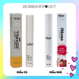 [Keo dán mi siêu chắc][Mẫu mới] Keo dán mi TsingMi/ Mona trong suốt, giữ keo lâu, dễ sử dụng tiện lợi 3ml, siêu bền