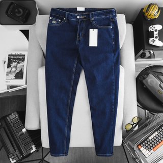 Quần jean nam đơn giản ống suông nhẹ mềm hàng xuất dư xịn