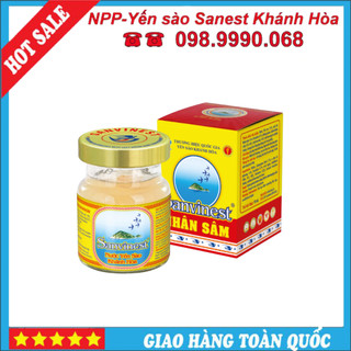 Nước Yến Sào Sanvinest  Nhân Sâm Fucoidan- Lọ 70ml