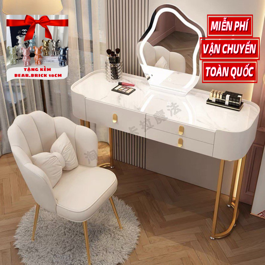 [B20]Bàn trang điểm nhập khẩu, Bàn trang điểm mặt đá ceramic