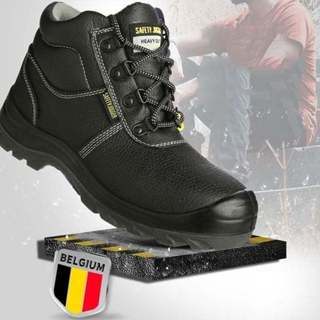 Giày bảo hộ lao động nam Jogger Bestboy S3 cổ cao da bò, chống đinh/ nước/ trượt Giày công trình dáng thể thao