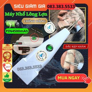 Máy Nhổ Lông Lợn ,Heo ,Chó ,Thỏ , Lông Măng Vịt Dùng Pin A4500 Thế Hệ Mới - Dao Cạo Lông Heo