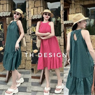 đầm kẻ caro 5 màu