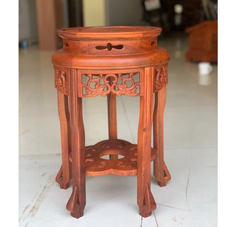 Đôn tròn mặt 30cm cao 40,50,60,70,80 gỗ lim