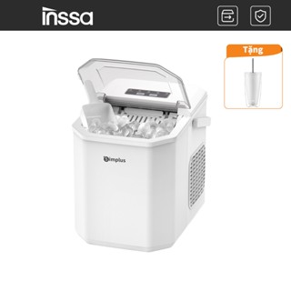 INSSA Máy Làm Đá 1.2L  Gia Dụng Mini  Tự Động   Máy Làm Đá Công Suất Thấp   ICE MAKER  ZBJH001
