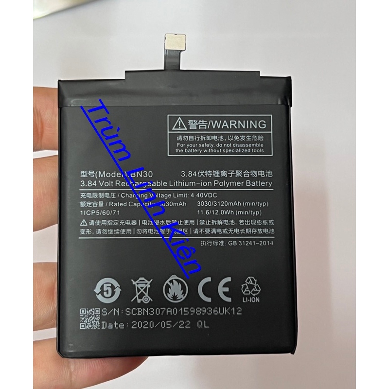 PIN XIAOMI BN30,REDMI 4A