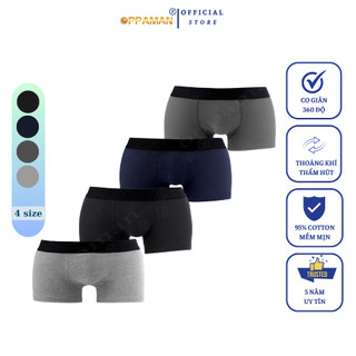 Quần sịp đùi nam quần lót nam boxer quần lót boxer nam quần sịp đùi nam cao cấp Trunk Cotton Basic mềm mại OX2 OPPAMAN