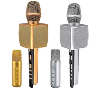 Micro karaoke bluetooth YS98 không dây hỗ trợ livestream ghi âm kèm mic phụ hát song ca âm thanh lớn