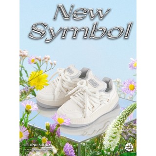 Giày thể thao sneaker nữ second sunday new symbol đế tăng chiều cao 4cm sk09
