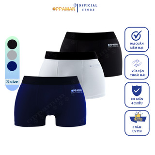 Quần lót nam boxer thun lạnh quần boxer nam sịp đùi nam quần sịp boxer nam sịp nam boxer co giãn thoáng mát  OX1 OPPAMAN