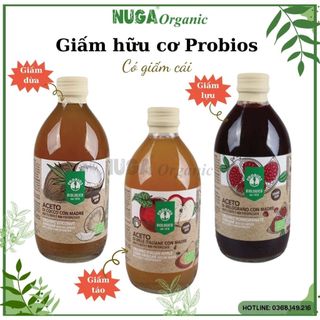 Giấm hữu cơ có giấm cái Probios - 500ml