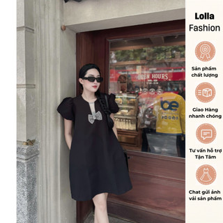 Đầm Suông Nơ Đá Sang Chảnh, Váy Bầu Dáng Suông V6227 -lolla