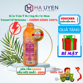 Sữa tắm ý hương nước hoa tesori d’oriente, sữa tắm cao cấp italia đủ mùi - chai 500ml