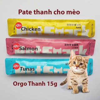 (lẻ 1 thanh) Súp thưởng Pate orgo Churu thức ăn ướt cho mèo
