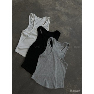 Tâygu - áo 3 lỗ sau khoét sâu - am317