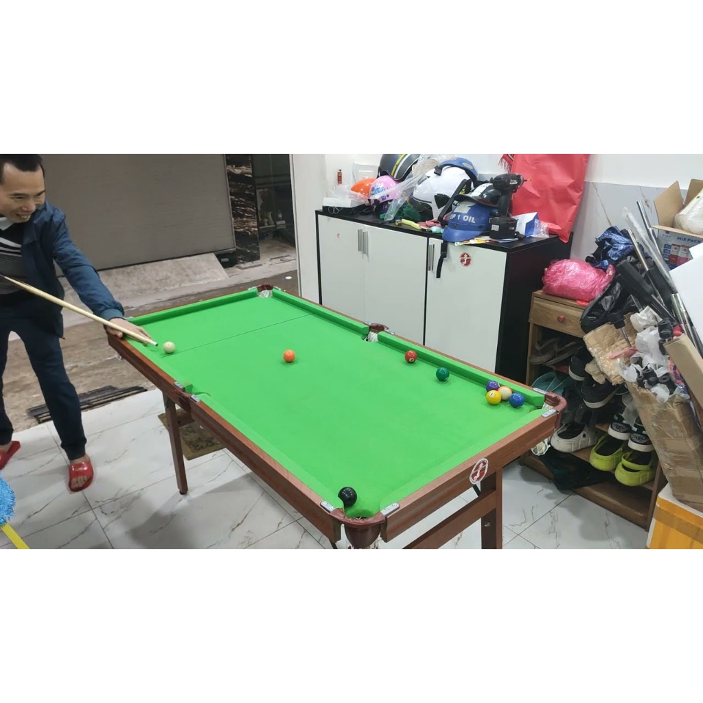 Đồ chơi bàn Bi-a cỡ lớn kích thước 140x75x85cm table Top Pool Table TTP-140