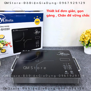 Bếp hồng ngoại nk media md-sv222 chính hãng, bếp hồng ngoại nk media dùng cho các loại bếp qm store