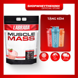MUSCLE MASS - Sữa dinh dưỡng hỗ trợ tăng cân nhanh và phát triển cơ ( 12lbs )