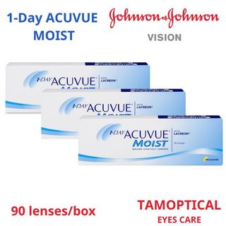 Kính Áp Tròng 1-Day Acuvue Moist (90 lenses)