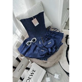 ĐẦM JEANS ỐNG BÍ