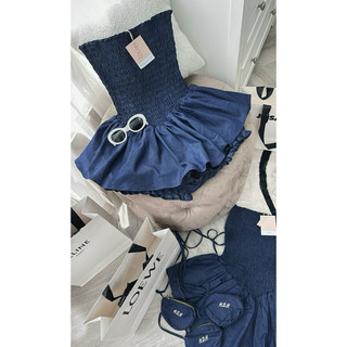 ĐẦM JEANS ỐNG BÍ