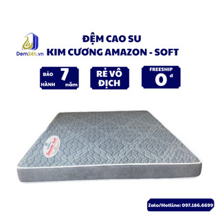 - đệm cao su non kim cương chính hãng 100% kích thước: 180x200cm