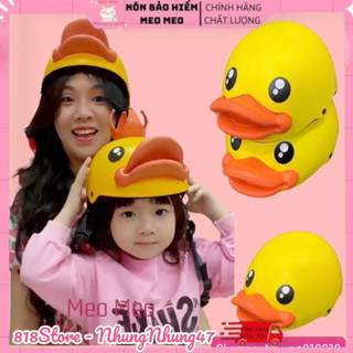 Nón Bảo Hiểm người lớn con vịt vàng 3D - Mũ bảo hiểm cho bé và người lớn hàng cao cấp Chất lượng - Siêu đáng iu❤️