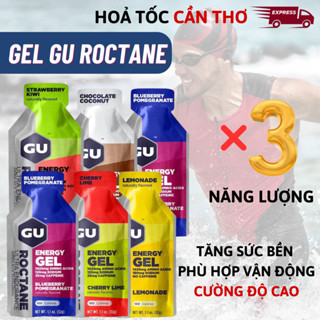 Gel Năng Lượng Chạy Bộ Bổ Sung Năng Lượng Đạp Xe ENERGY GEL GU ROCTANE - nhiều vị