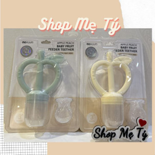 Túi nhai ăn dặm silicon hình quả táo chống hóc kiêm gặm nướu Moyuum Hàn Quốc cho bé từ 3m+
