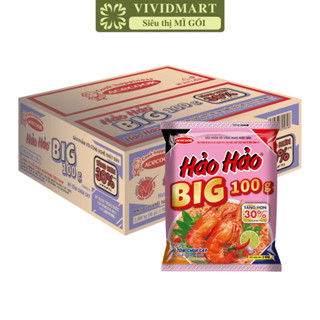   THÙNG30GÓI  - ACECOOK - Mì Hảo Hảo Big 100g Tôm Chua Cay Mì Big 100 Hảo Hảo Tôm chua cay Mì Hảo Hảo Big100  100g gói  