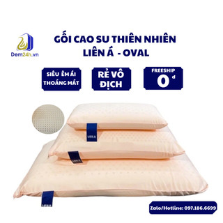 [Rẻ hơn hoàn tiền] - Gối cao su Liên Á Oval Liên Á chính hãng 100%
