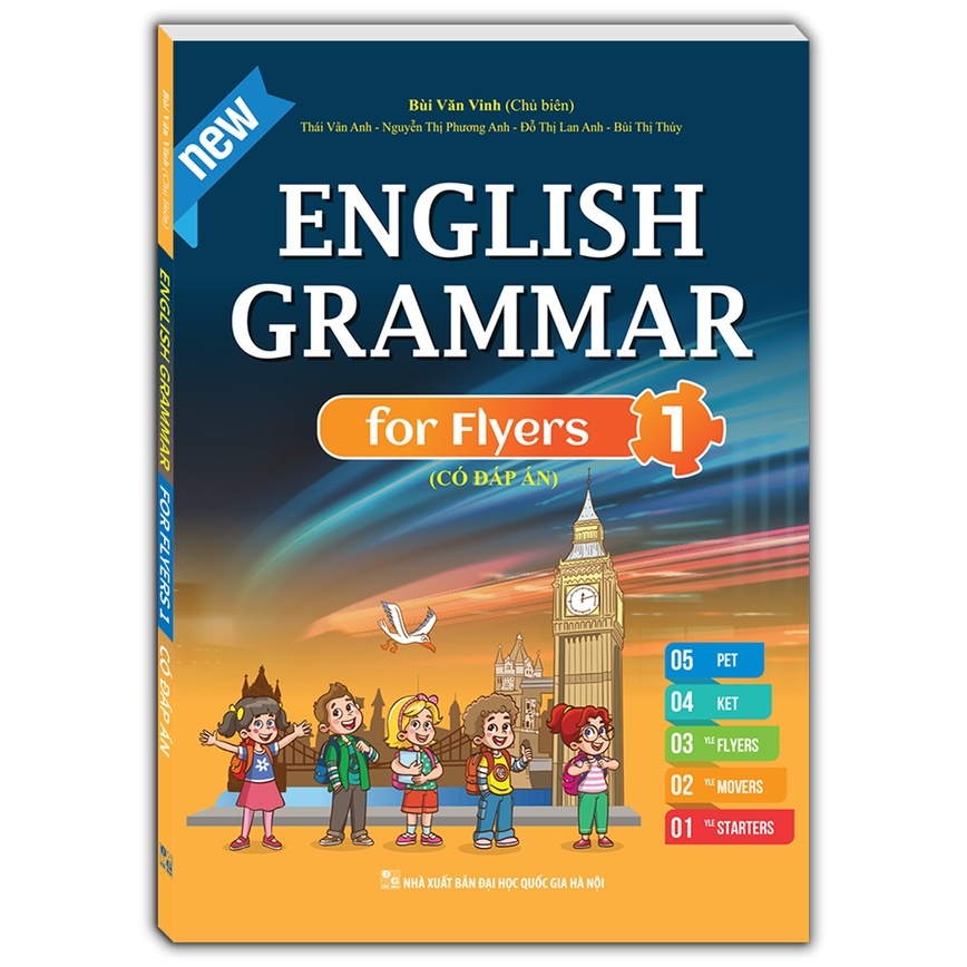 Sách - English grammar for Flyers 1 (có đáp án). mềm