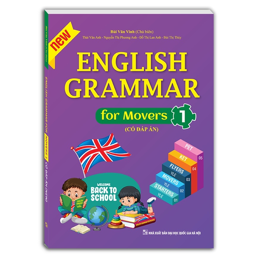 Sách - English grammar for Movers 1 (có đáp án). mềm
