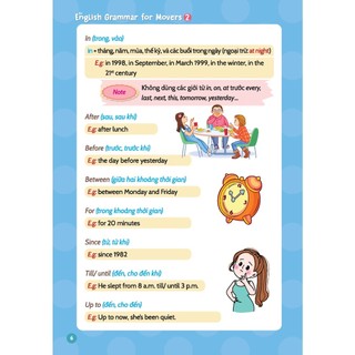 Sách - Combo 2c - English grammar for Movers (có đáp án). mềm